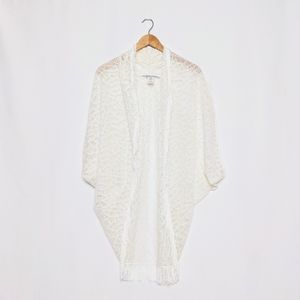 meghan fabulous boho lace and fringe vest